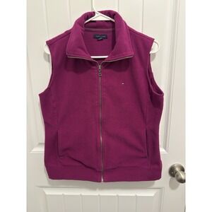 Tommy‎ Hilfiger Women's Dark Fuschia Fleece Best Size M